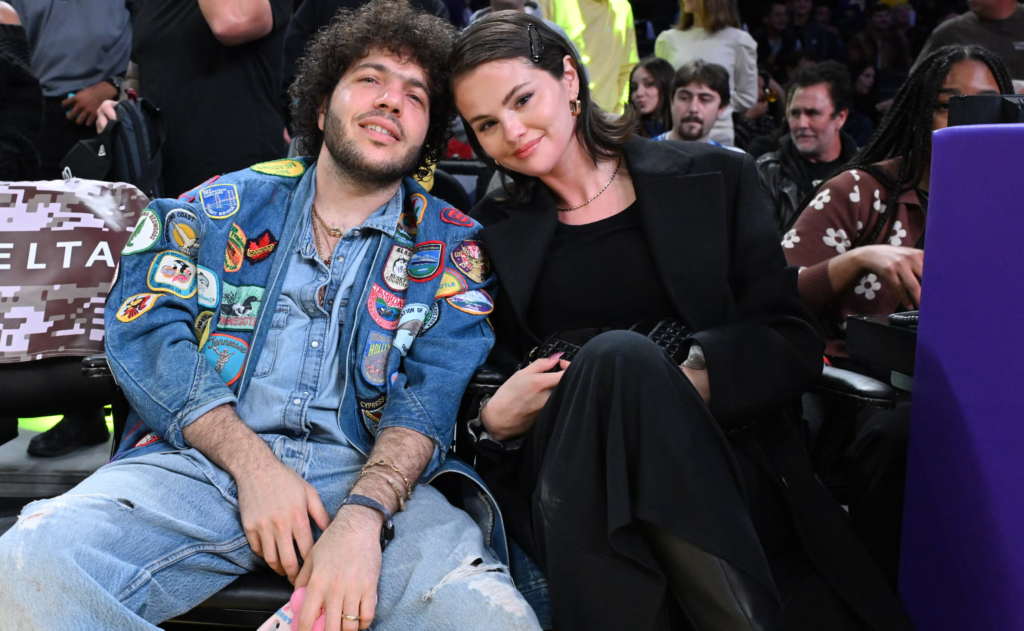 Selena Gomez and Benny Blanco Show Off Opposite Styles at Lakers Game