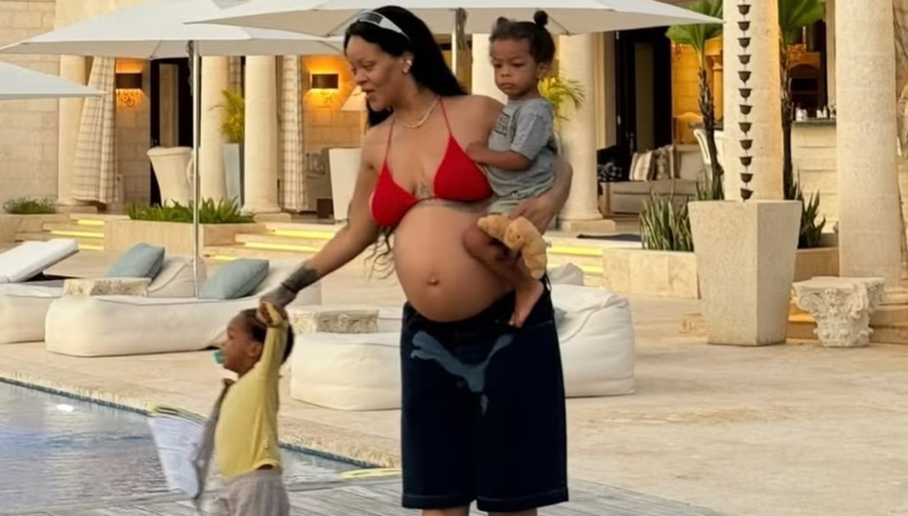 Rihanna Shares Unseen Pregnancy Photos in Stunning, Colorful Bikinis