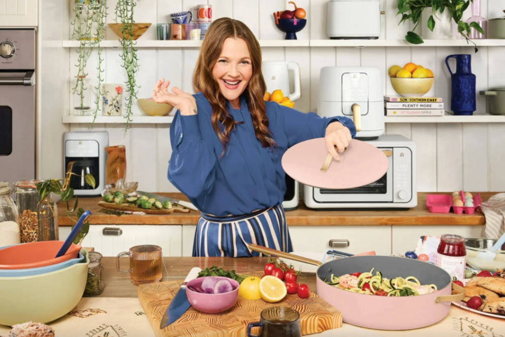 Drew Barrymore’s Dreamy Cookware Set Is on Rare Sale | HuffMag