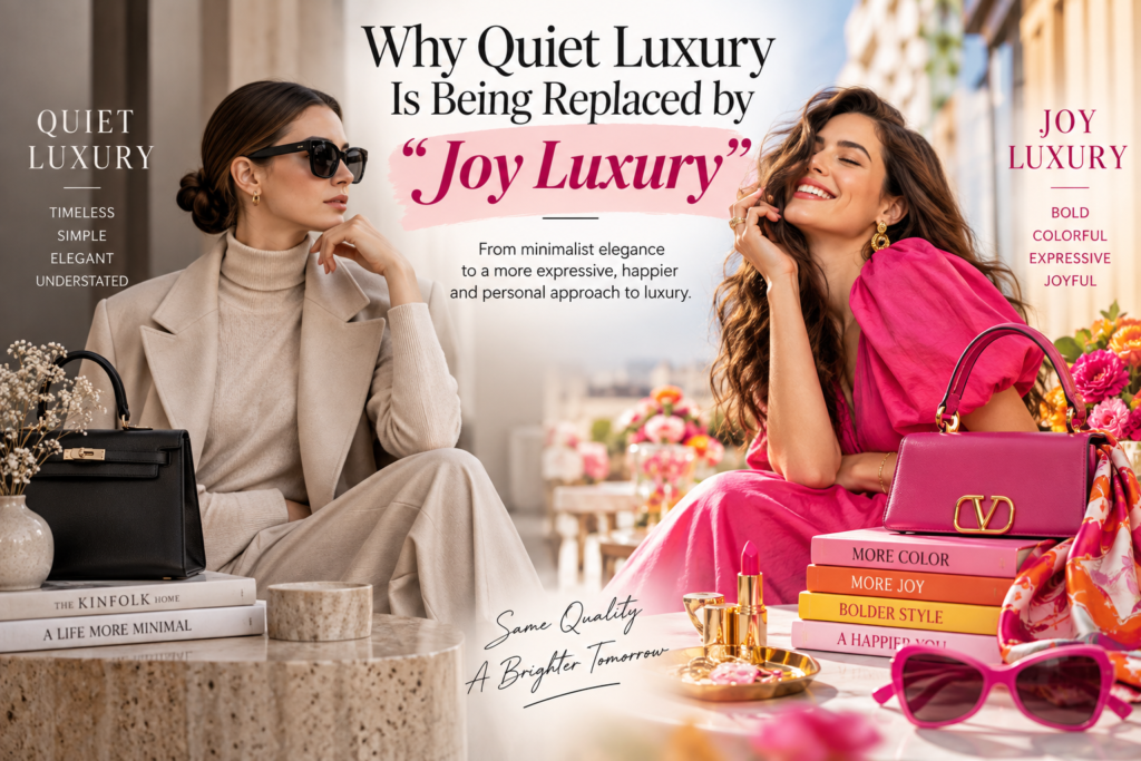 Joy Luxury: Why Quiet Luxury Is Changing | Fashion Trend